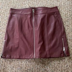 Leather skirt from Express